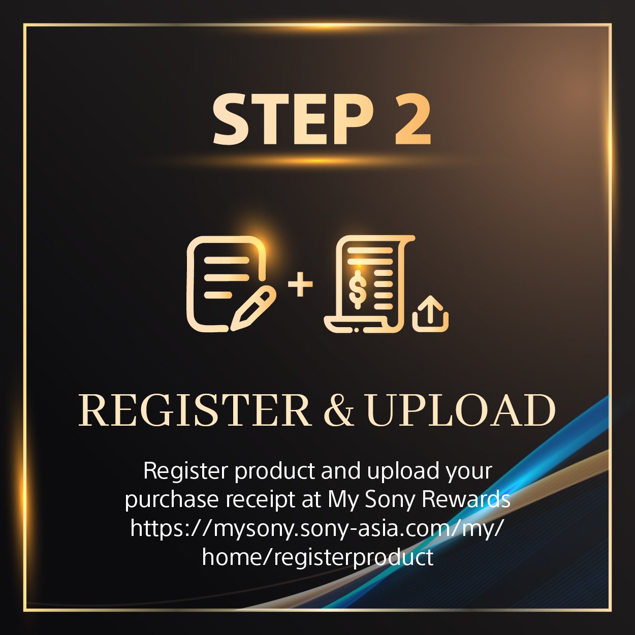step 2 register and upload